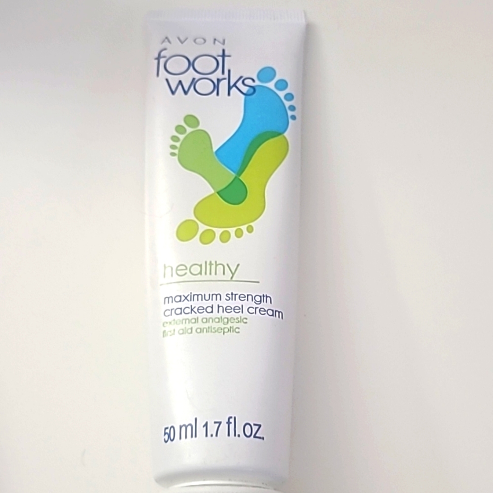 Avon Foot Works Maximum Strength Cracked Heel Cream 2.5 fl oz